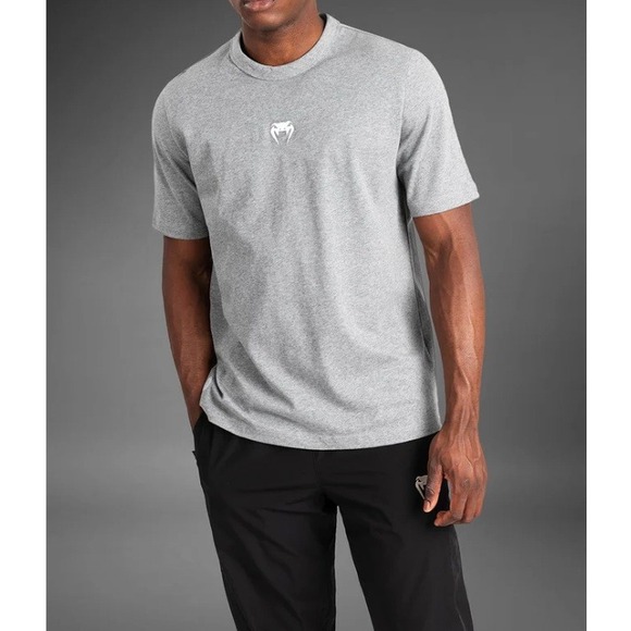 Venum Men's Light Heather Gray Embroidered Logo Short Sleeve Vortex Tee Size XL - Picture 1 of 13